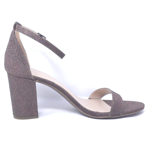 Bandolino Armory Bronze Glitter Strappy Heeled Sandals Size 10M - Picture 8 of 12